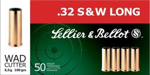 S & B 32S&W LONG 100gr WC (50 ROUNDS)