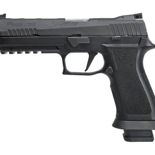SIG SAUER P320 9mm X-Series X5 BLK,5 inch Barrel,(2) 10rd Steel Magazines