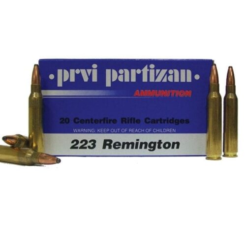 PRVI PARTIZAN 223 REM 55GR SP (20 ROUNDS)