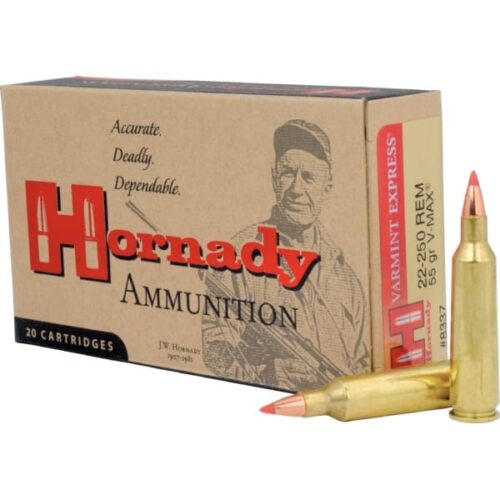 HORNADY 22-250 REM 50GR V-MAX (50 ROUNDS)