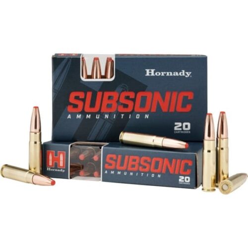 HORNADY AMMO 300 BLACKOUT 190 GR SUB-X – 20 RNDS