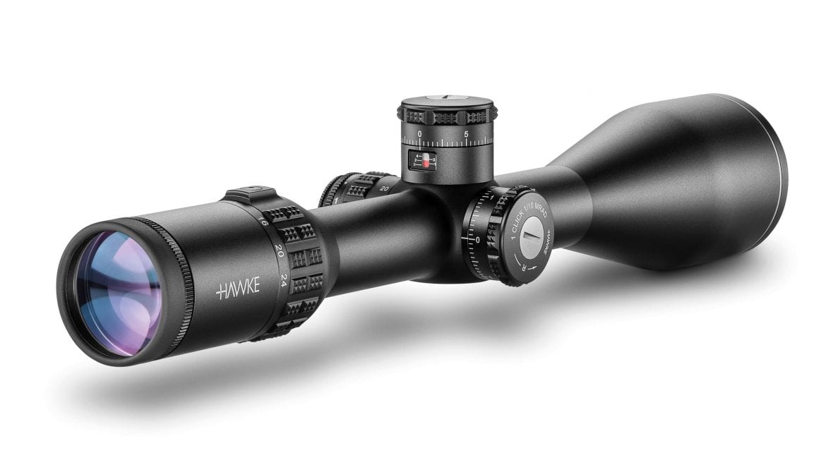 HAWKE Sidewinder 30 SF IR FFP 6-24×56 SF 30mm FFPM MIL DOT
