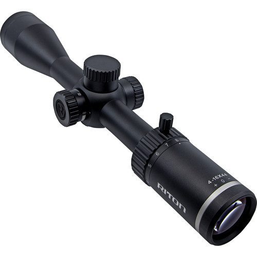RITON X1 PRIMAL 4-16×44 QUARTER MOA WITH RUT RETICAL ZERO RESETABLE TURRETS WITH HD GLASS AND 1 INCH TUBE
