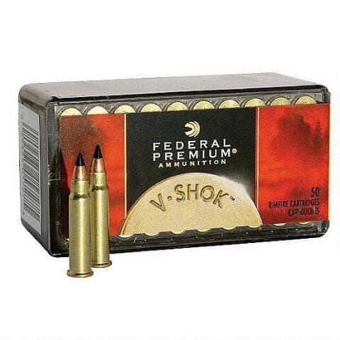 FEDERAL 17HMR 17GR VMAX 2550FPS (50 rounds)