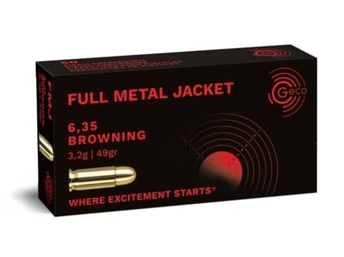 GECO 25 ACP 49gr FMJ 50 Pack