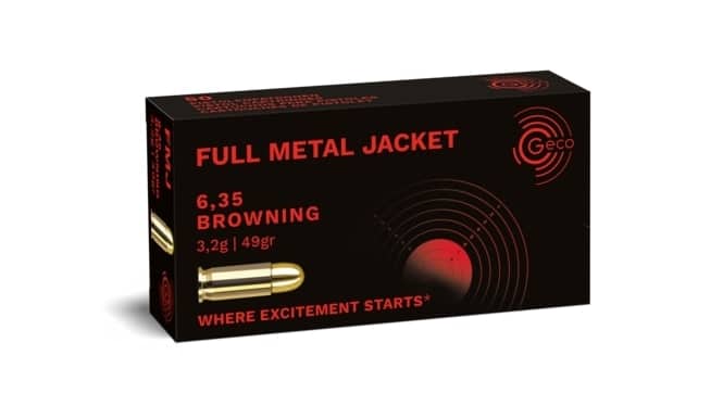 GECO 25 ACP 49gr FMJ 50 Pack
