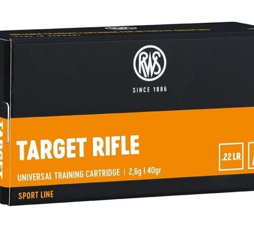 RWS 22LR Target Rifle 40gr LRN 50 Pack