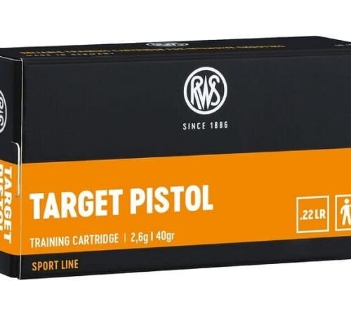 RWS 22LR Target Pistol 40gr LRN 50 Pack