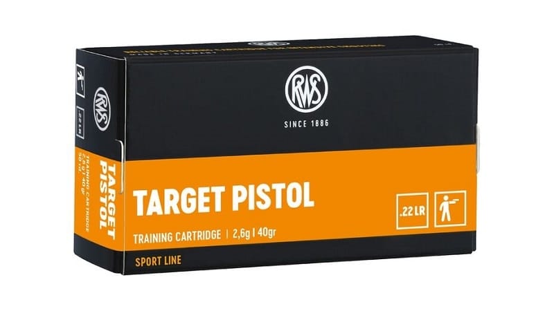 RWS 22LR Target Pistol 40gr LRN 50 Pack