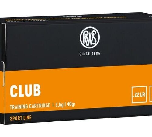 RWS 22LR Club 40gr LRN 50 Pack