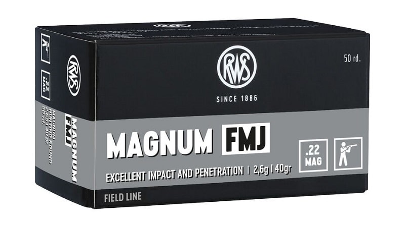 RWS 22WMR 40gr FMJ 50 Pack