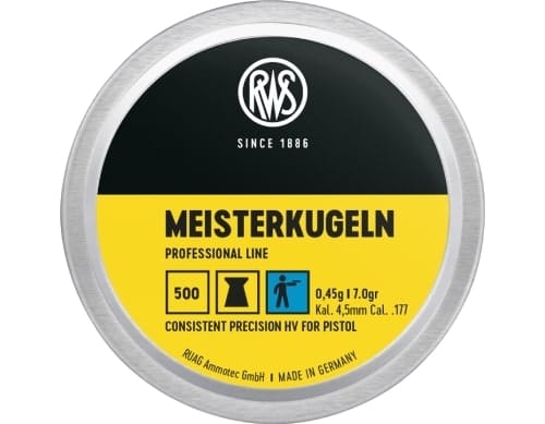 RWS Meisterkugeln 177cal Ø4.48 7.0gr 500 Pack
