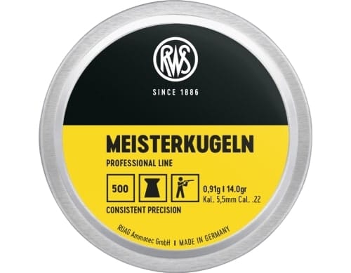 RWS Meisterkugeln 22cal Ø5.50 14.0gr 500 Pack