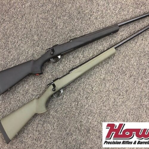 HOWA 1500 VARMINT 22 250 REM 24 INCH HEAVY BARREL BLUED FINISH PILLAR ALLOY BEDDED HOGUE STOCK
