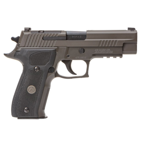 SIG SAUER P226 9MM LEGION, 4.9IN BBL, GRAY BLACK G10 GRIP, 3x 10RD STEEL MAG, OPTIC READY