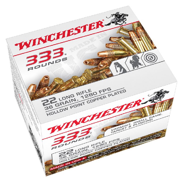 WINCHESTER SUPER X 22LR 36GR LHP 1280FPS (333PK)