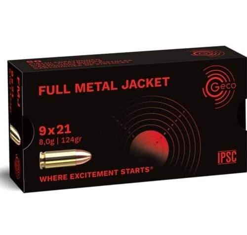 GECO 9×21 124gr FMJ 50 Pack