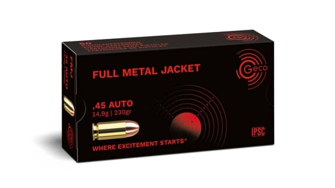 GECO 45 ACP 230gr FMJ 50 Pack