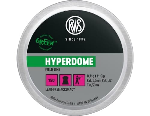 RWS Hyperdome Lead-Free 22cal 11.0gr 150 Pack
