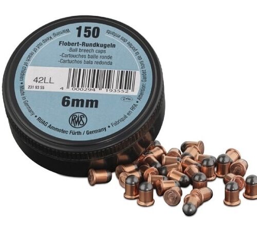 RWS 6mm Flobert Ball 150 Pack