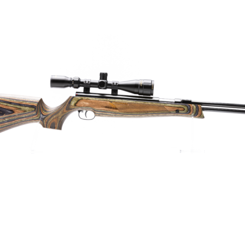 WEIHRAUCH HW 77 K LAMINATED FOREST .177 CAL 370MM BARREL W/ REKORD TRIGGER – UNDER LEVER AIR RIFLE – 280 MPS / 920 FPS