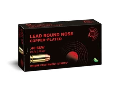 GECO 40 S&W 165gr Copper Plated LRN 50 Pack