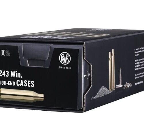 RWS Unprimed Brass 243 Win 100 Pack