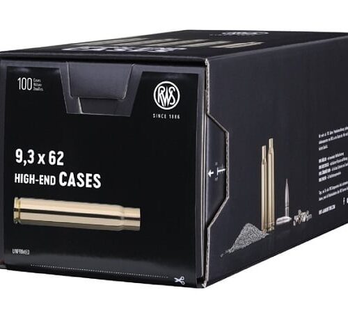 RWS Unprimed Brass 9.3×62 100 Pack
