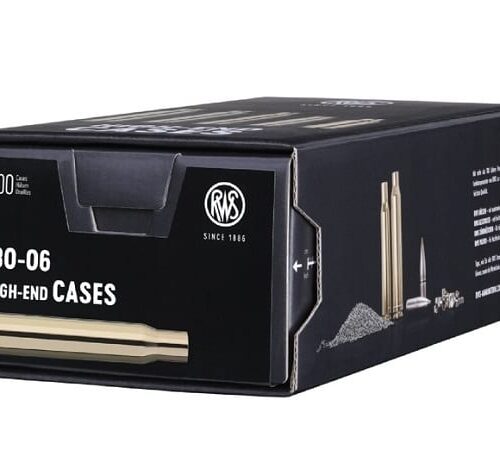 RWS Unprimed Brass 30-06 SPRG 100 Pack