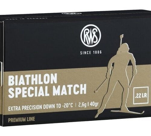 RWS 22LR Biathlon Special Match 40gr LRN 50 Pack