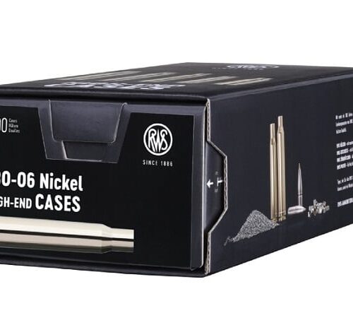 RWS Unprimed Brass Nickel Plated 30-06 SPRG 100 Pack