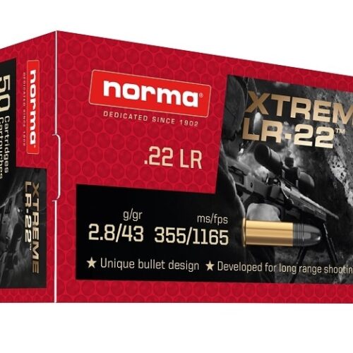 NORMA 22LR Xtreme LR-22 43gr LRN 50 Pack