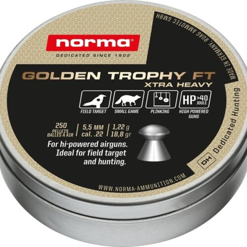 NORMA Golden Trophy FT Xtra Heavy 22cal 18.8gr 250 Pack