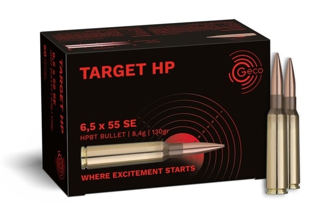GECO 6.5×55 130gr Target HPBT 50 Pack