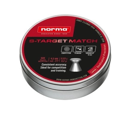 NORMA S-Target Match 177cal 8.2gr 500 Pack