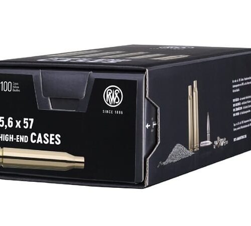 RWS Unprimed Brass 5.6×57 100 Pack