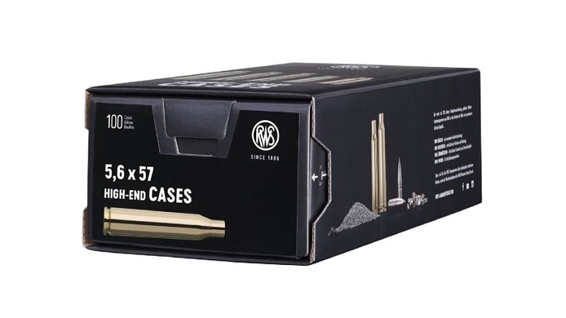RWS Unprimed Brass 5.6×57 100 Pack