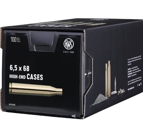 RWS Unprimed Brass 6.5×68 100 Pack