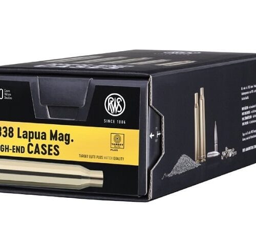 RWS Unprimed Brass 338 Lapua Mag 50 Pack