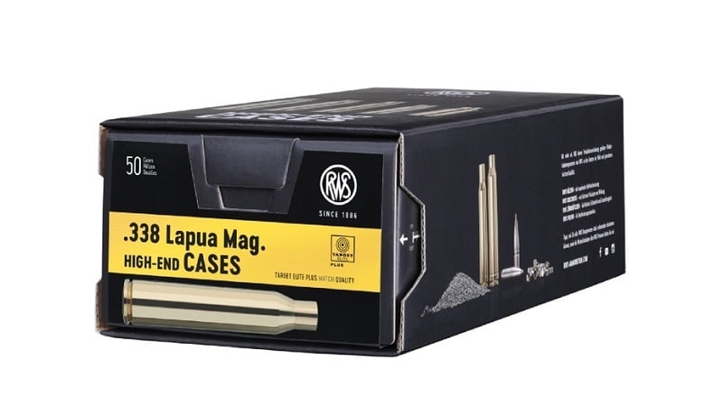 RWS Unprimed Brass 338 Lapua Mag 50 Pack