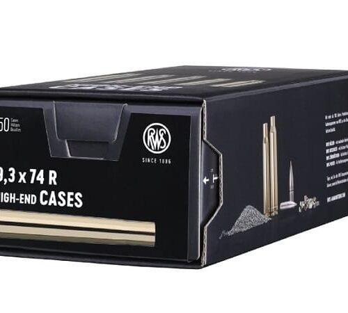RWS Unprimed Brass 9.3×74 R 50 Pack