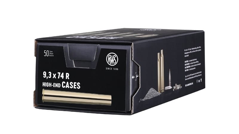 RWS Unprimed Brass 9.3×74 R 50 Pack
