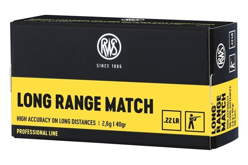 RWS 22LR Long Range Match 40gr LRN 50 Pack