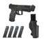 H AND K SFP9 OR SD PADDLE MAG RELEASE – CAL. 9 MM X 19 PARA 127MM – 4x MAGAZINES AND GHOST THUNDER HOLSTER – BLACK
