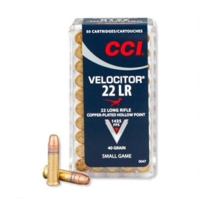 CCI 22LR VELOCITOR 40GR HP HV 1435FPS (5000pcs)