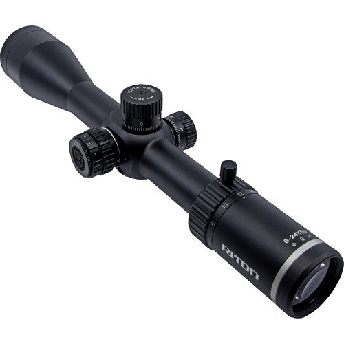 RITON X3 CONQUER 6-24×50 IR FFP MRAD MPSR RETICAL EXPOSED ZERO STOP TURRETS WITH HD GLASS AND 30mm TUBE