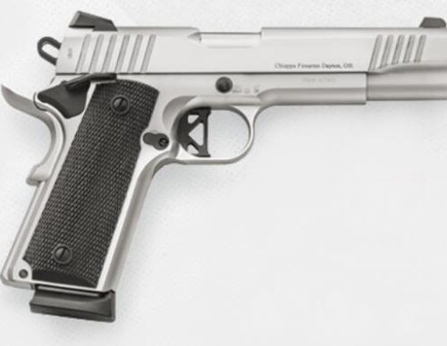 Chiappa 1911 Superior Grade Chrome Pistol 9MM – 127mm Barrel
