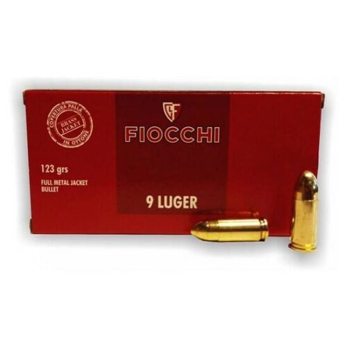 FIOCCHI 9MM LUGER 115GR FMJ (50 Pack)