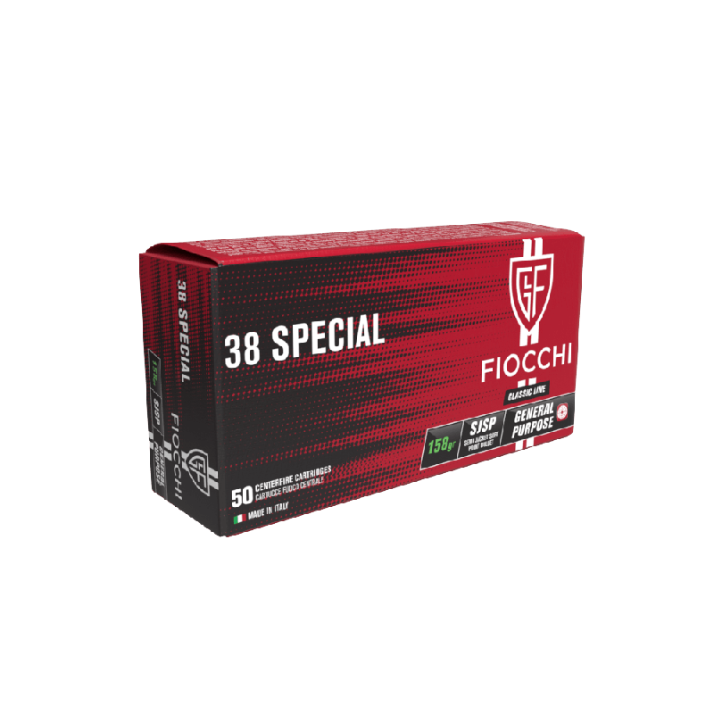 FIOCCHI 38 SPECIAL 158GR SJSP 50 PK