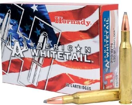 Hornady 270 Win 130 grain Interlock SP American Whitetail Ammo 20 rd